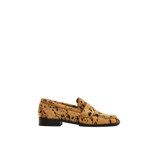 ATP Atelier Airola in Cannella Cow Print Loafers