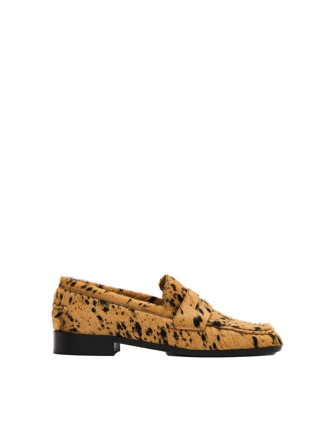 ATP Atelier Airola in Cannella Cow Print Loafers ATP Atelier Airola in Cannella Cow Print Loafers