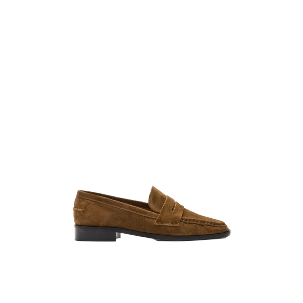 Airola in Cannella Suede Loafers