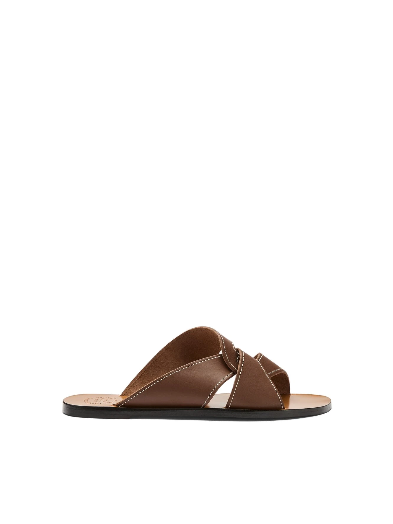 ATP Atelier Allai in Cannella Flat Sandals ATP Atelier Allai in Cannella Flat Sandals