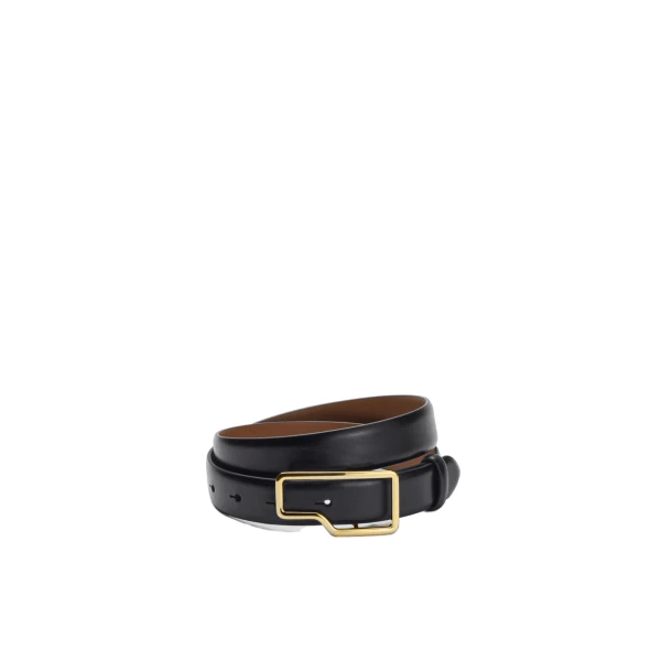 Cernobbio in Black Leather Belt