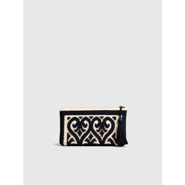 ATP Atelier Costantine in Black Small Pouch