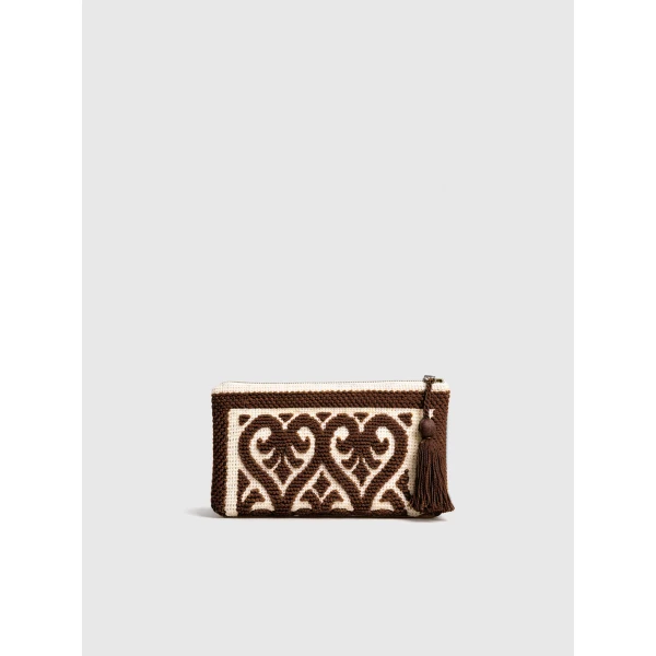ATP Atelier Costantine in Walnut Small Pouch