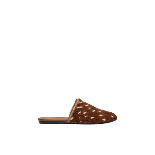 Forcola in Cannella Flat Mules