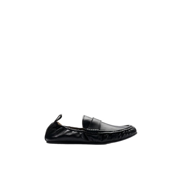 ATP Atelier Lauria in Black Slip On Loafers