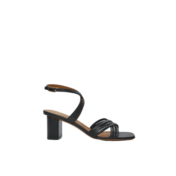 ATP Atelier Ledro in Black Heeled Sandals