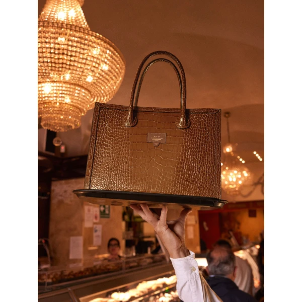Brown ATP Atelier tote bag