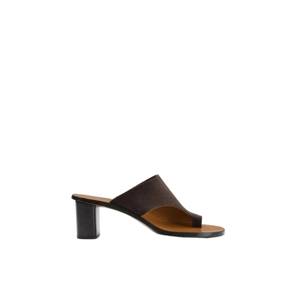 Rosate in Walnut Cutout Heeled Sandals
