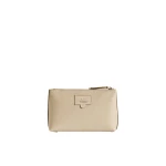 ATP Atelier Solaio in Mandorla Grained Leather Beauty Bag