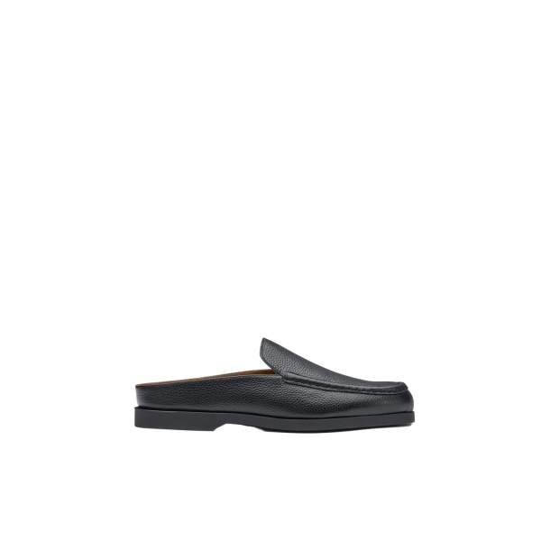 ATP Atelier Tenno in Black Slip On Loafers