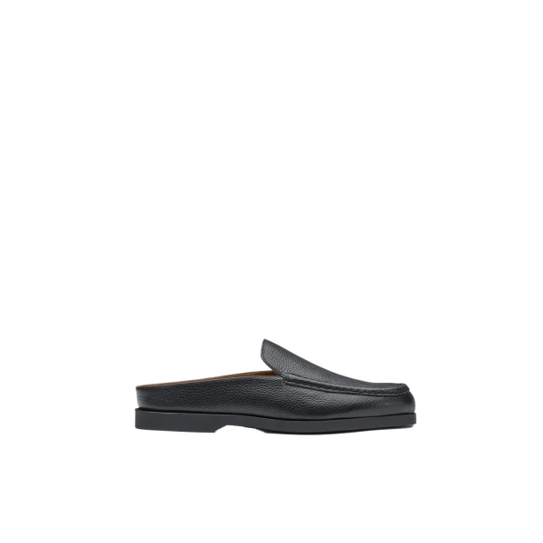 Tenno in Black Slip On Loafers