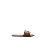 ATP Atelier Velturno in Cannella Flat Sandals