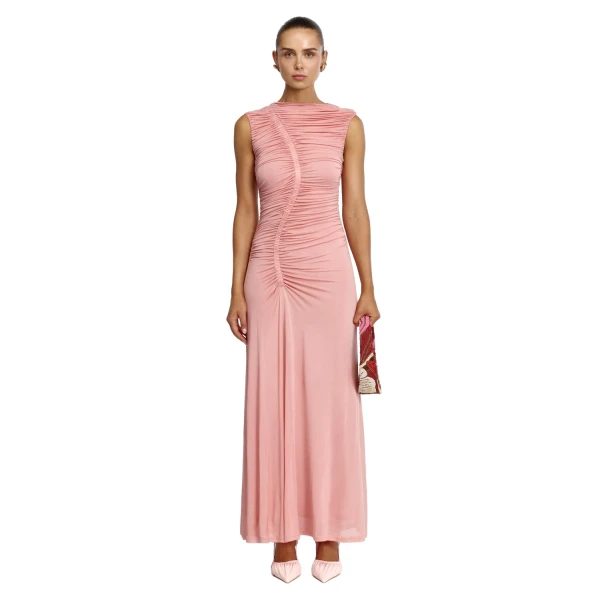 Acler Gillan Maxi Dress in Rose Petal