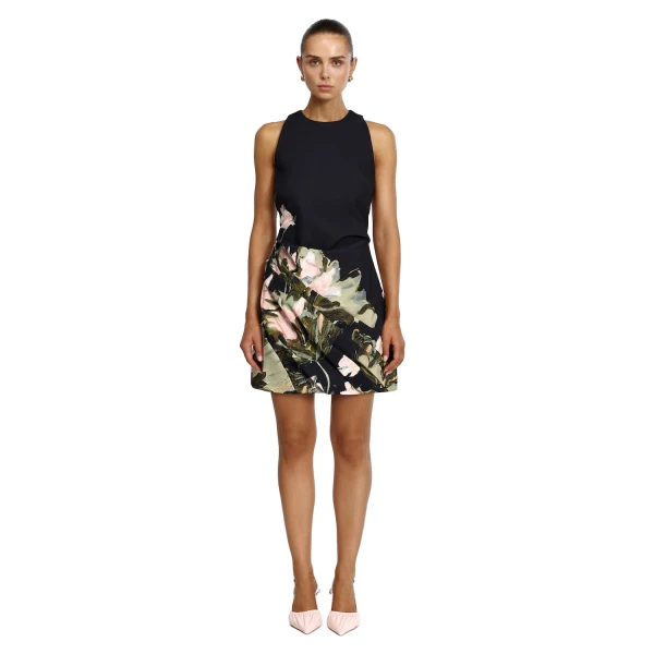 Acler Lachine Mini Dress in Water Lily