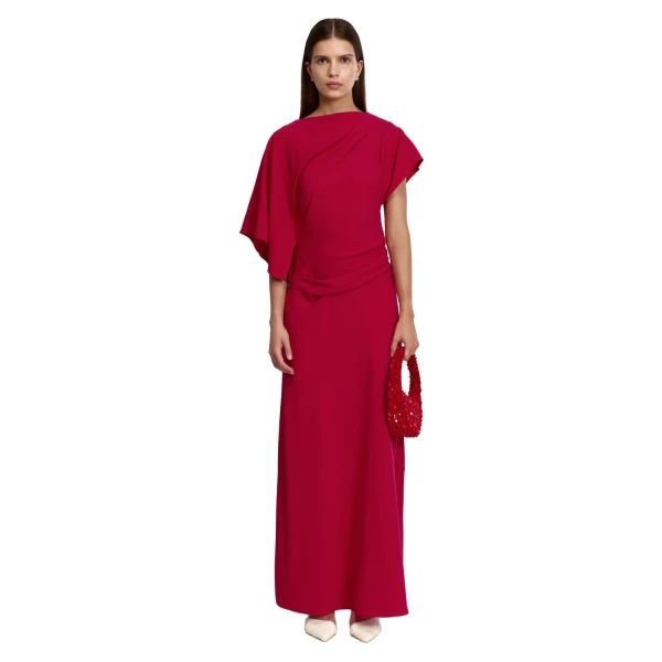 Lansvale Maxi Dress in Berry