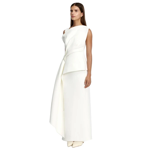 Acler Quindus Skirt in Ivory, view 2