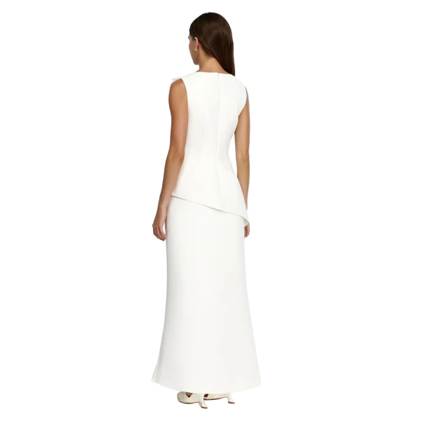 Acler Quindus Top in Ivory, view 3