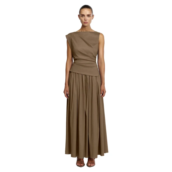 Acler Robakker Maxi Dress in Sepia
