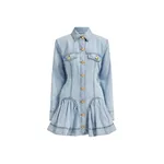 Aje Noa Denim Mini Dress