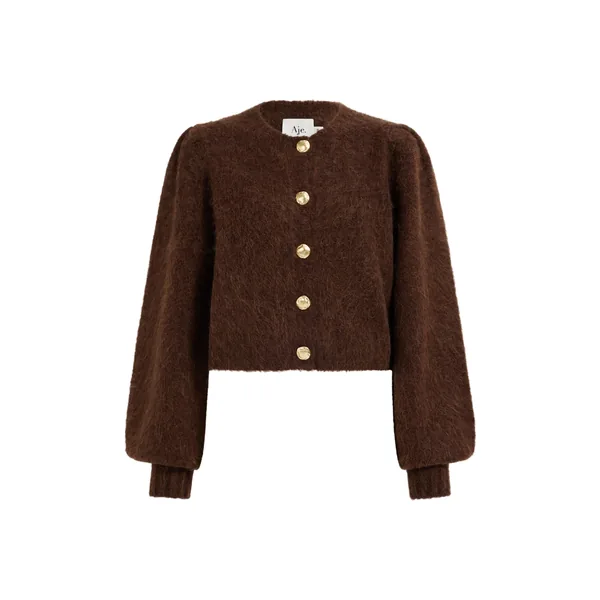 Aje Renee Fluffy Cardigan