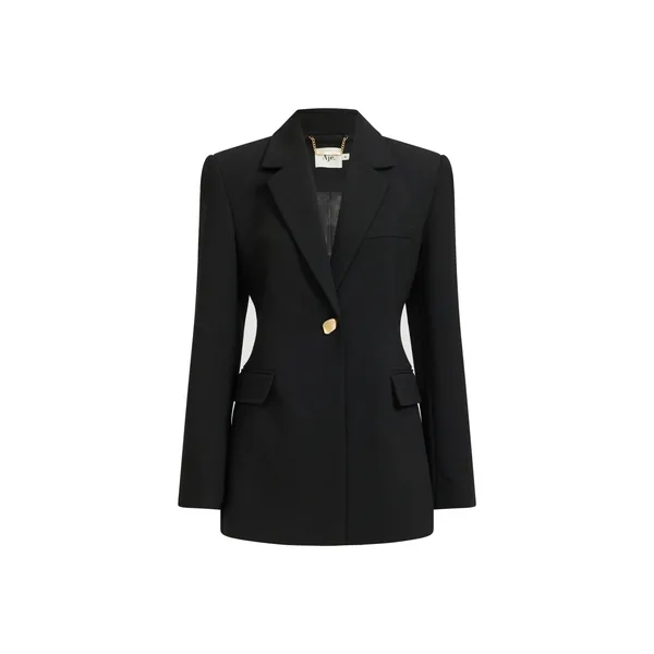 Aje Simone Pleated Back Blazer