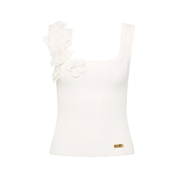 Aje Splendour Flower Knit Tank