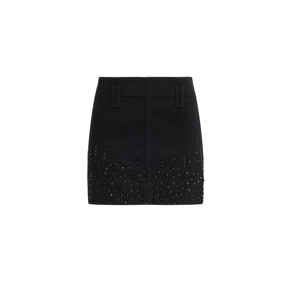 Aje Vanaia Denim Mini Skirt