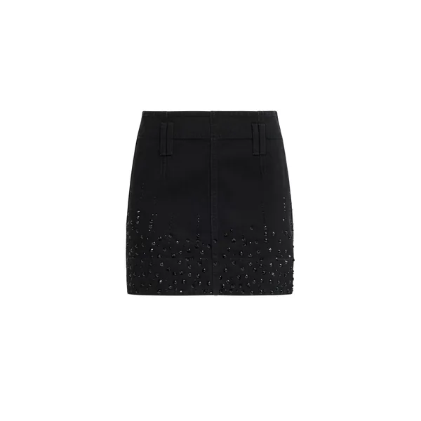 Aje Vanaia Denim Mini Skirt