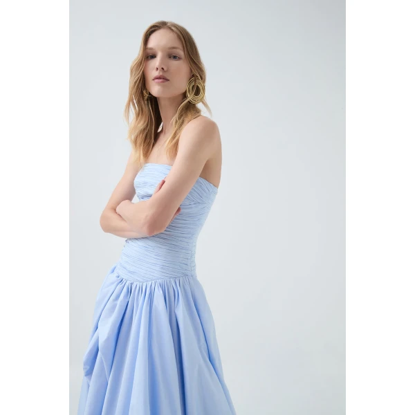 Aje Violette Bubble Hem Maxi Dress