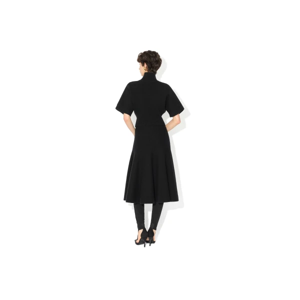 black designer knitwear
