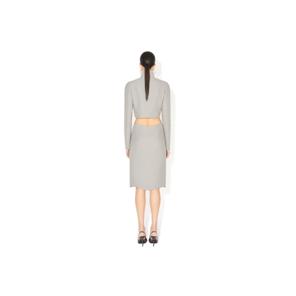 grey designer skirts