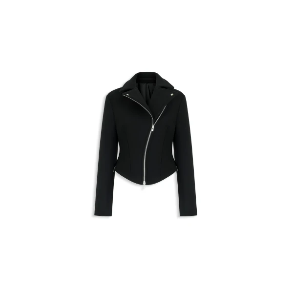 Alaia double face wool biker jacket