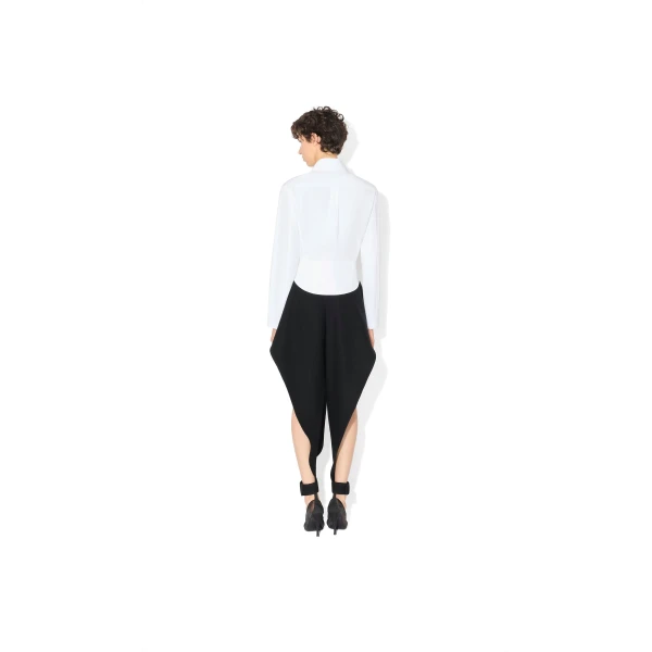 black designer trousers