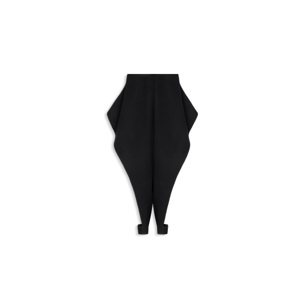Alaia felted wool triangle pants