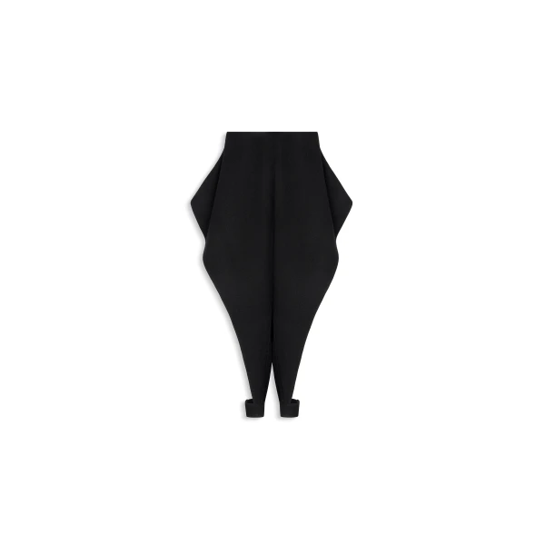 Alaia felted wool triangle pants