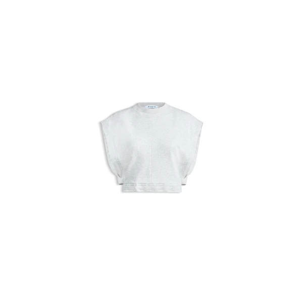 Fleece Jersey Crop Top