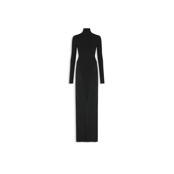 Alaia jersey bodycon dress in black