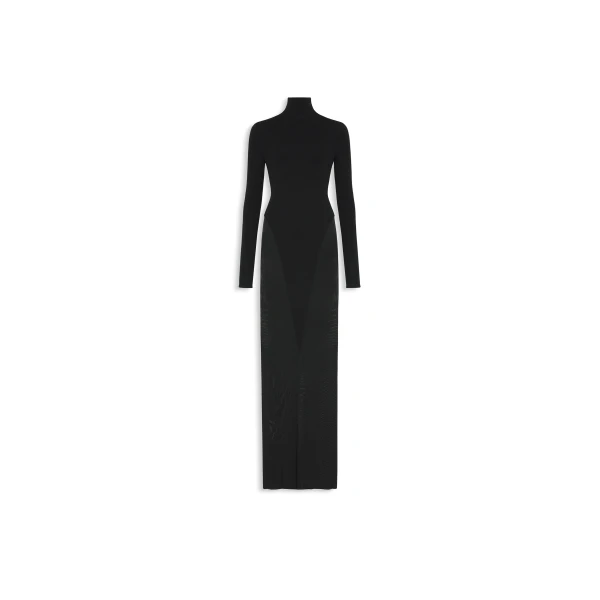 Jersey Bodycon Dress in Black