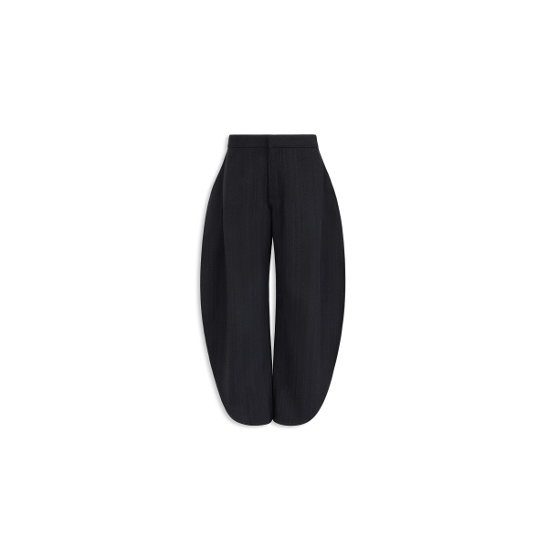 Alaia petal wool denim pants