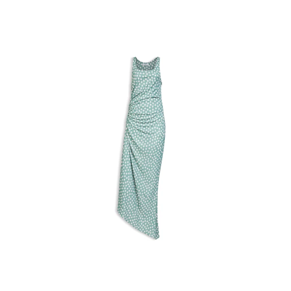 Polka Dots Gathered Dress