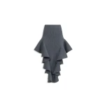 Alaia ribbed ruffle skirt