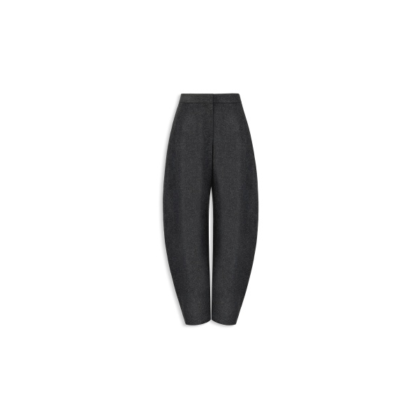 Alaia round tailored pants in anthracite