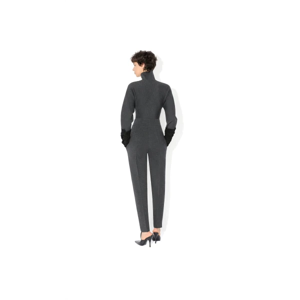grey designer knitwear