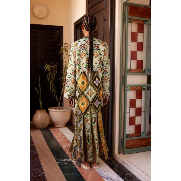 a woven jacquard