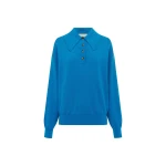 Alémais Claudia Azure Knit Polo