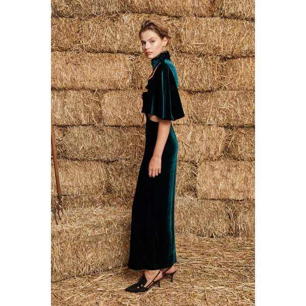 Alémais Green gown