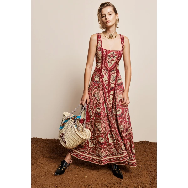 Alemais Kenny Midi Dress, view 6