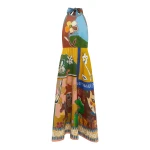Alémais Mlak Halter Midi Dress