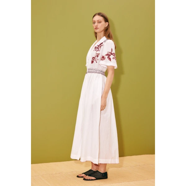 Alémais White shirtdress