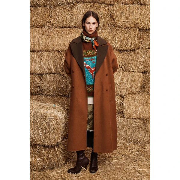 Alemais Sable Applique Coat, view 2